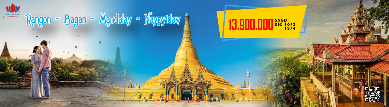 Tour du lịch Myanmar - Du lịch Myanmar 6 ngày toàn cảnh
