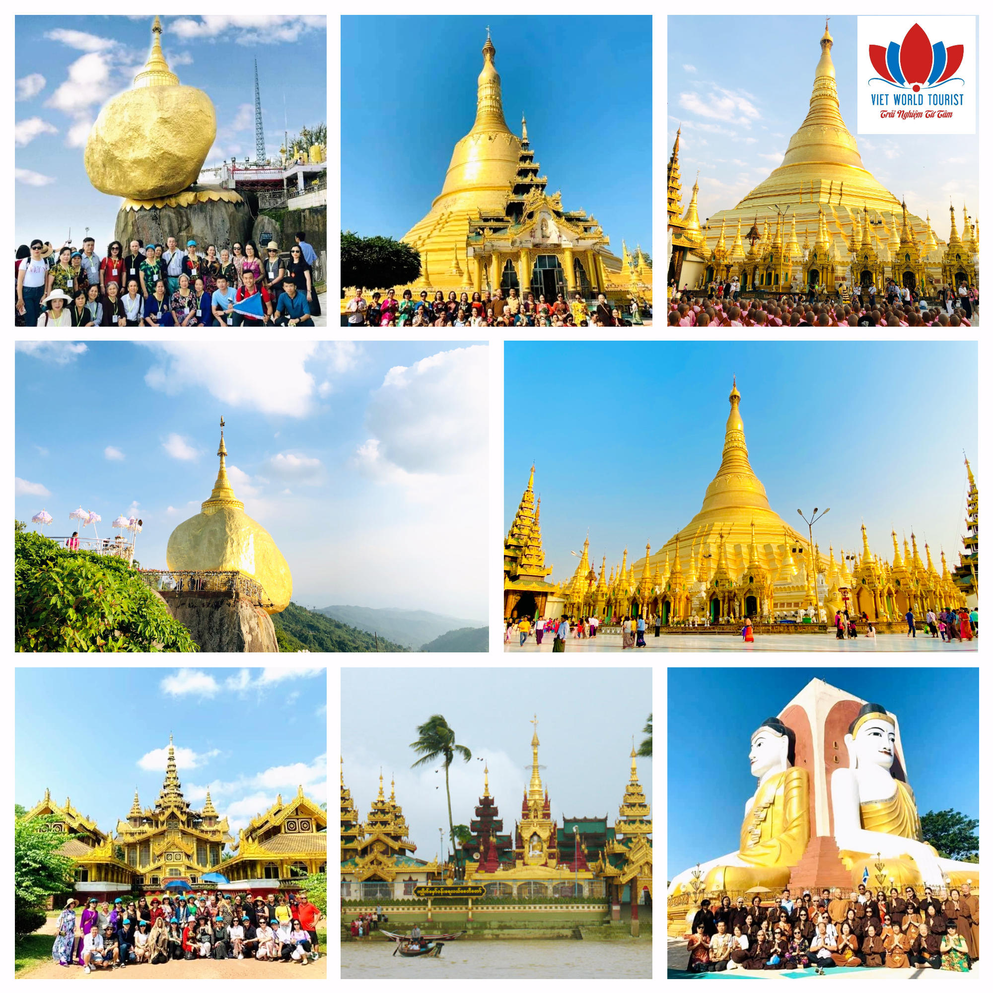 Tour du lịch Myanmar tết 2023- YANGON-BAGO-GOLDENROCK-THANLYIN 5