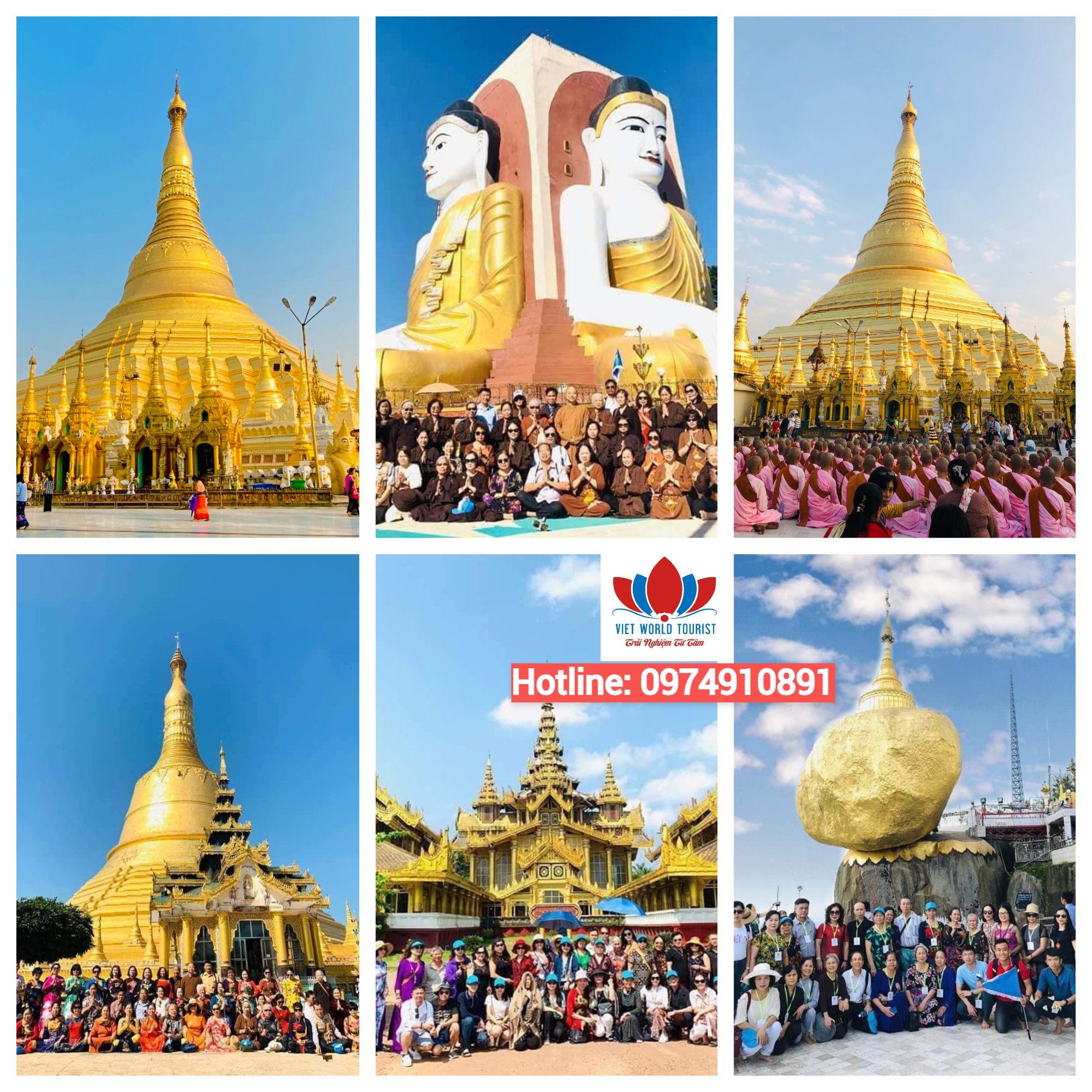 Tour du lịch Myanmar tết 2023-YANGON-BAGO-GOLDENROCK 4N3Đ